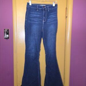 YMI Dark Blue Flare Jeans